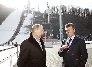 Vladimiras Putinas ir Dmitrijus Kozakas Vladimiras Putinas ir Dmitrijus Kozakas