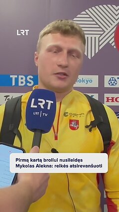 Pirmą kartą broliui nusileidęs Mykolas Alekna: reikės atsirevanšuoti