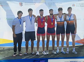 VDU studentai Europos universitetų irklavimo čempionate