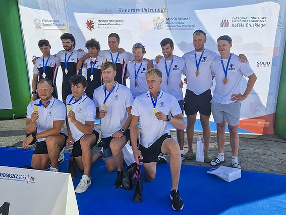 VDU studentai Europos universitetų irklavimo čempionate