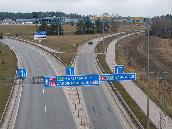 Išvažiavimas prie Gariūnų