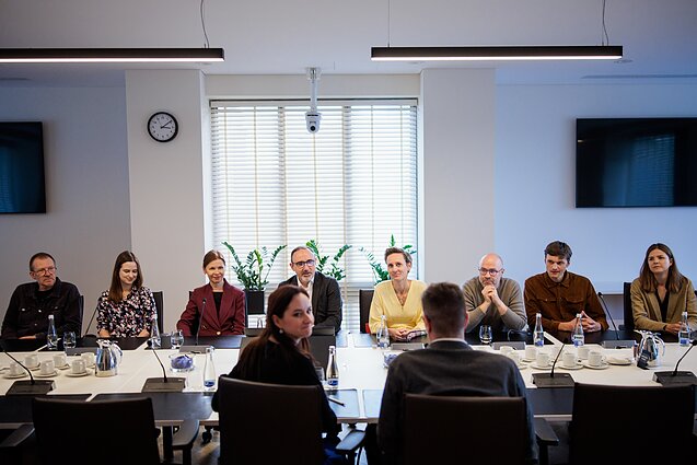 Встреча Инги Ругинене с деятелями культуры