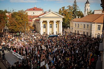Vilniuje – protestas prieš „aušriečio“ Adomavičiaus skyrimą kultūros ministru Vilniuje – protestas prieš „aušriečio“ Adomavičiaus skyrimą kultūros ministru