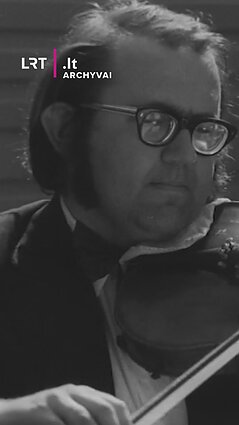 D. Katkus ir Vilniaus kvartetas atlieka M. K. Čiurlionio kvartetą C – Mol. 1975 m.