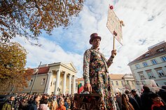 Vilniuje – protestas prieš „aušriečio“ Adomavičiaus skyrimą kultūros ministru