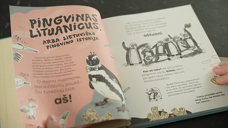 Книга «Pingvinas lituanicus, или История литовского пингвина»