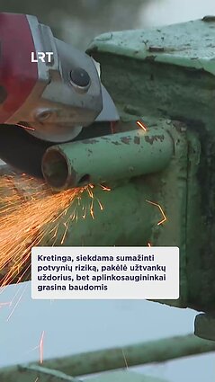 Kretingoje pakelti užtvankų uždoriai