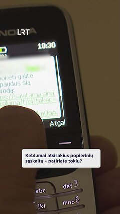 Keblumai atsisakius popierinių sąskaitų