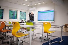 A new German school in Vilnius has opened its doors to nearly 50 children of German troops deployed in Lithuania