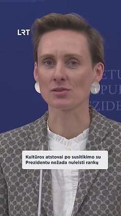 Kultūros atstovai po susitikimo su Prezidentu nenuleidžia rankų