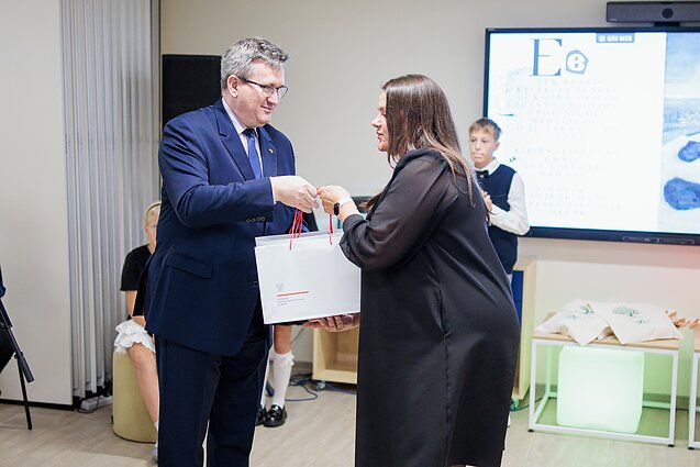 Wileńskie Progimnazjum Žemynos prezentuje naukę polskiego jako drugiego obcego Wileńskie Progimnazjum Žemynos prezentuje naukę polskiego jako drugiego obcego