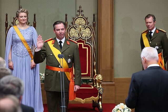 Grafienė Stephanie ir didysis kunigaikštis Guillaume`as