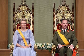 Grafienė Stephanie ir didysis kunigaikštis Guillaume`as