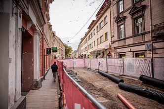 Remontas Trakų gatvėje Remontas Trakų gatvėje