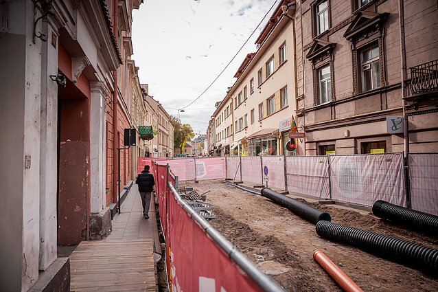 Remontas Trakų gatvėje Remontas Trakų gatvėje