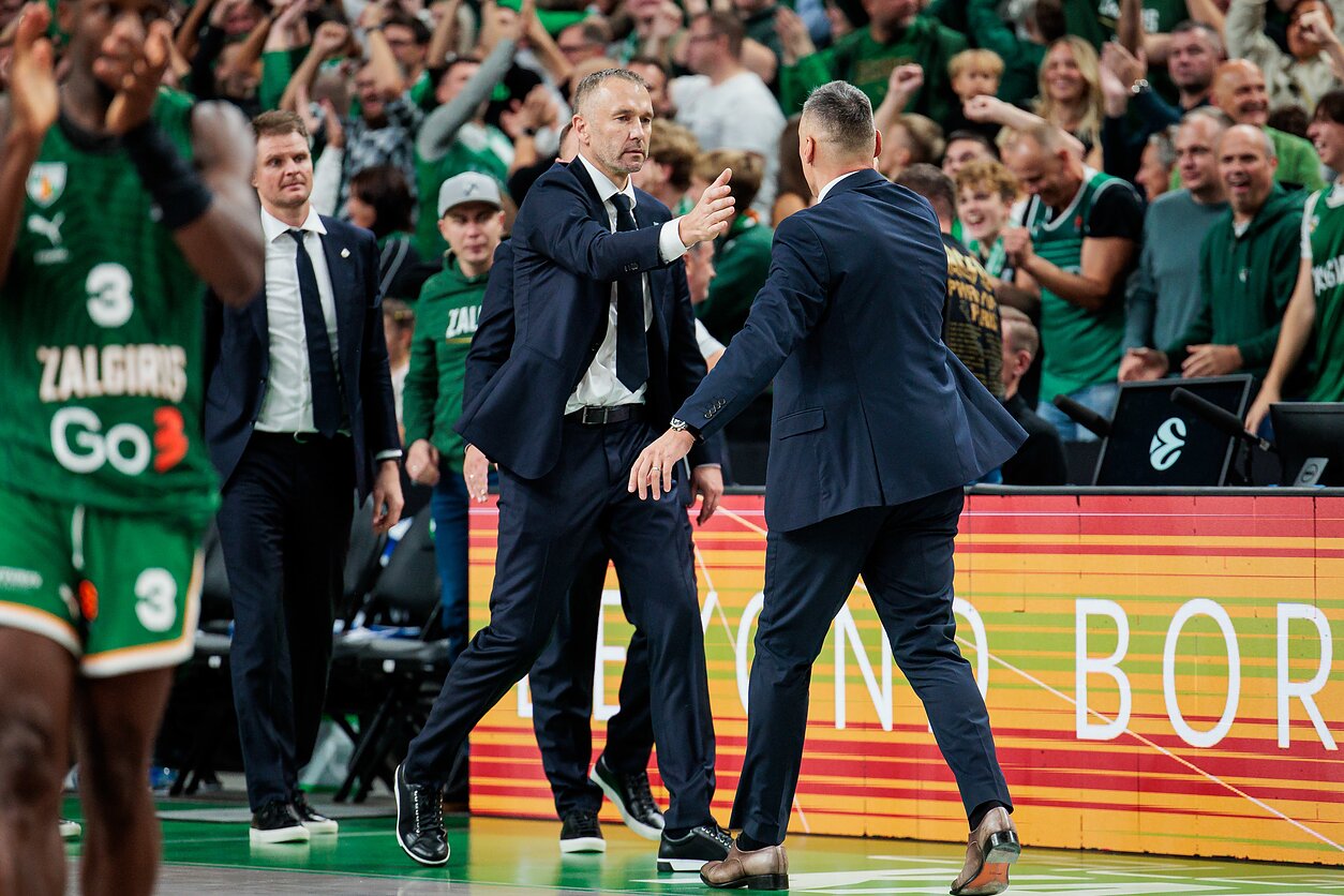 Tomas Masiulis ir Šarūnas Jasikevičius, Eurolyga: Kauno „Žalgiris“ – Stambulo „Fenerbahče“