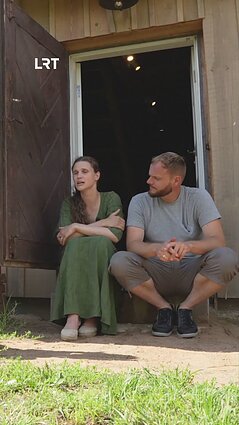 Rygaudas ir Gintarė seną sodybą pavertė vietinio maisto krautuvėle