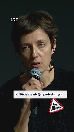 Kultūros asamblėja: mūsų reikalavimas neįgyvendintas, protestai tęsis