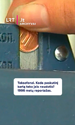 Taksofonai. Kada paskutinį kartą teko jais naudotis? 1996 metų reportažas