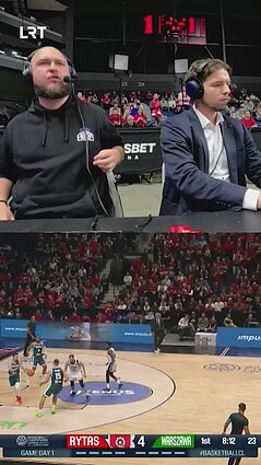 „Rytas“ pirmajame kėlinyje tritaškiais išsiveržė prieš „Legia“