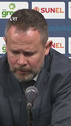 Pirmą „Ryto“ pergalę G. Žibėnas paskyrė traumą patyrusiam J. Hardingui