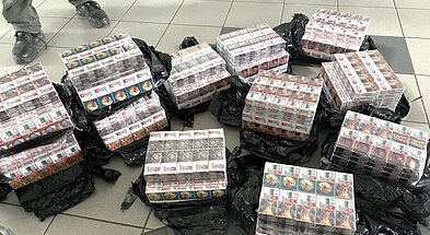 Kontrabandinės cigaretės. Asociatyvi nuotr.
