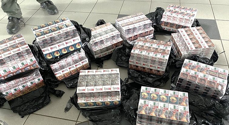 Kontrabandinės cigaretės. Asociatyvi nuotr.