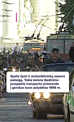 Motociklininkų sezono pabaiga 1999 metais