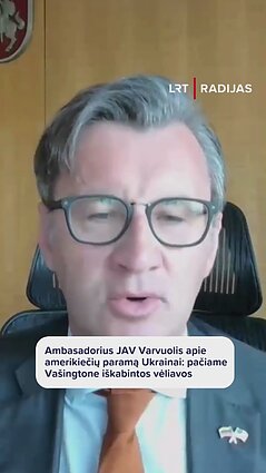 Lietuvos ambasadorius JAV: parama Ukrainai yra ryški
