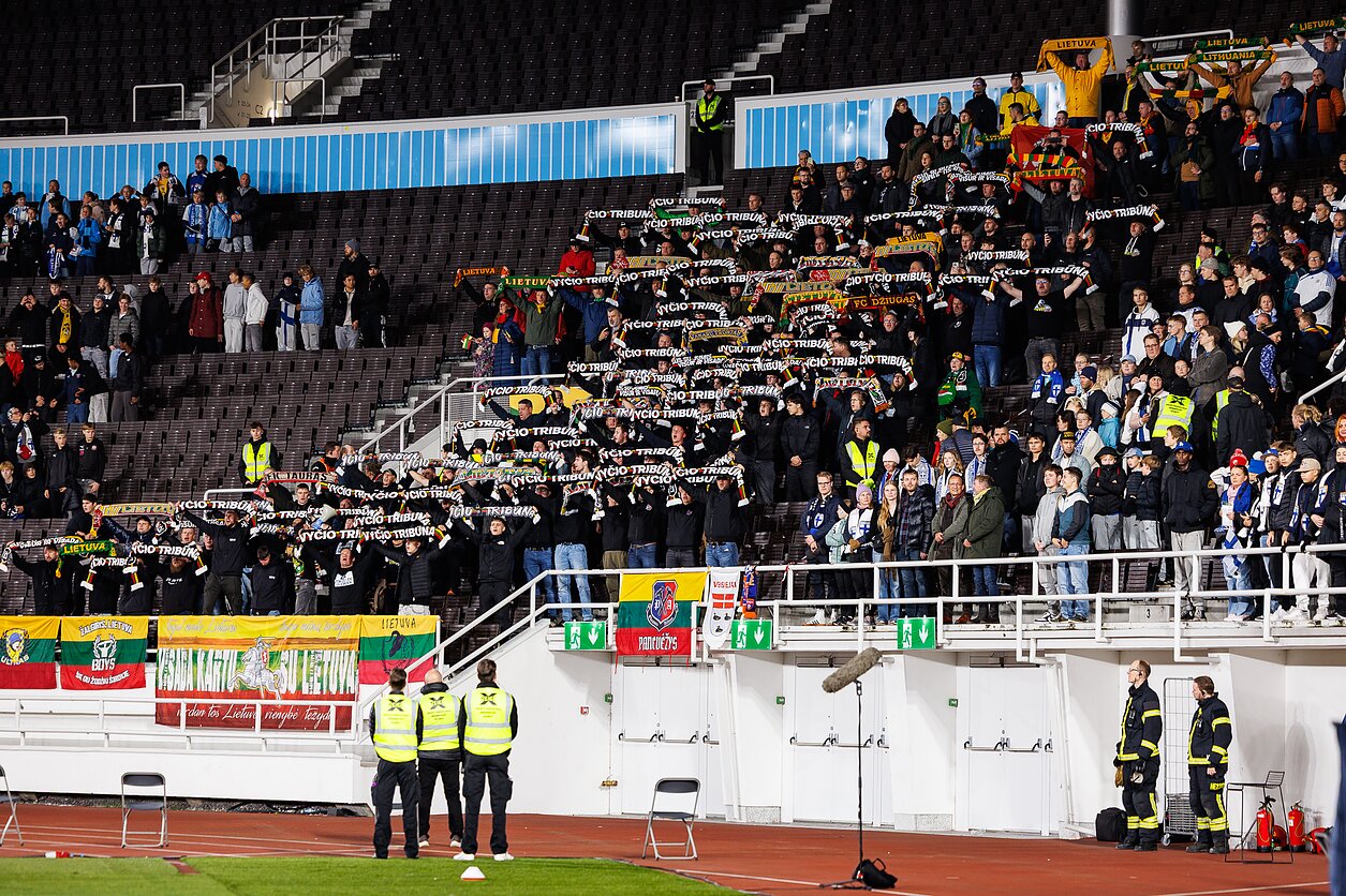 „Vyčio tribūna“, Pasaulio futbolo čempionato atranka: Lietuva – Suomija „Vyčio tribūna“, Pasaulio futbolo čempionato atranka: Lietuva – Suomija
