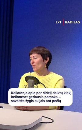 Daiktų perteklius kelionėse: geriausia pamoka - savaitės žygis su jais ant pečių
