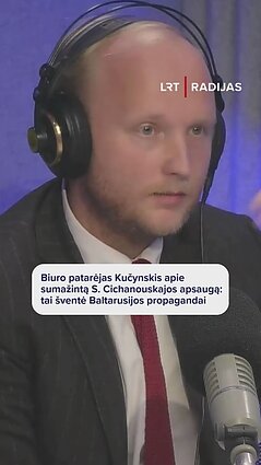Cichanouskajos biuro patarėjas apie sumažintą apsaugos lygį