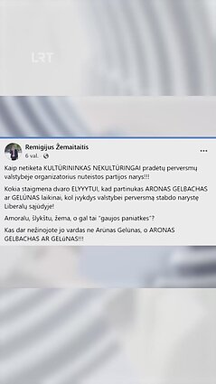 Nausėda smerkia Žemaitaičio žodžius apie Gelūną