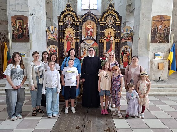 отець Йосафат Попович, ЧСВВ, настоятель монастиря і Парох парафії Пресвятої Трійці у Вільнюсі