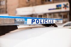 Policija. Polcijos automobilis. Asociatyvi nuotr.