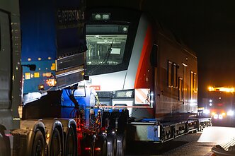 В Литву прибыл электропоезд „Stadler“ В Литву прибыл электропоезд „Stadler“