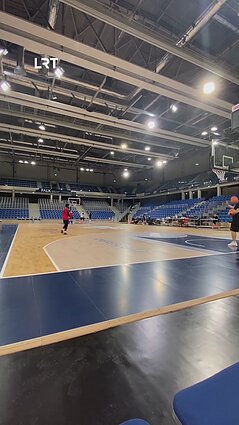 „Ryto“ naujokas Jordanas Walkeris tritaškiais uždaro vakarinę treniruotę