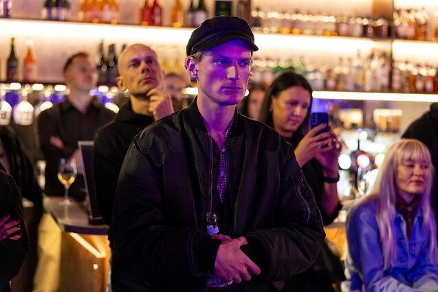 Manto Jankavičiaus albumo pristatymo akimirka Manto Jankavičiaus albumo pristatymo akimirka