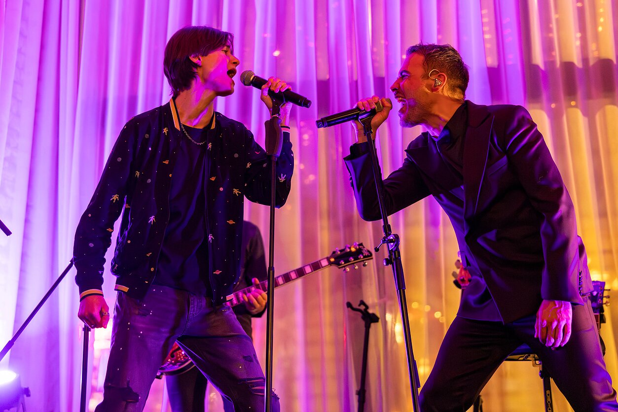 Mantas Jankavičius su sūnumi Benu Mantas Jankavičius su sūnumi Benu