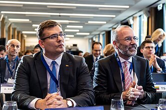Laurynas Kasčiūnas, Manfred Weber Laurynas Kasčiūnas, Manfred Weber