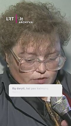 Ką daryti, kai pas kaimyną namuose tikrų tikriausia landynė? 1995 metų reportažas