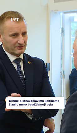 Pradėta nagrinėti Šiaulių mero Artūro Visocko byla