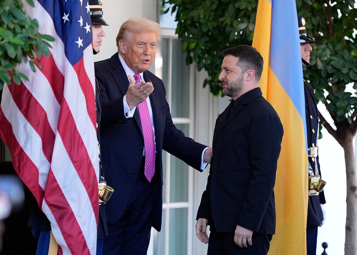 Susitiko Donaldas Trumpas ir Volodymyras Zelenskis
