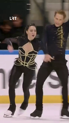 Bronza Prancūzijoje – Ambrulevičiaus ir Reed laisvoji programa sužavėjo teisėjus