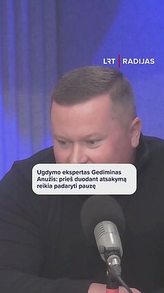 Ugdymo ekspertas Anužis: prieš duodant atsakymą reikia padaryti pauzę
