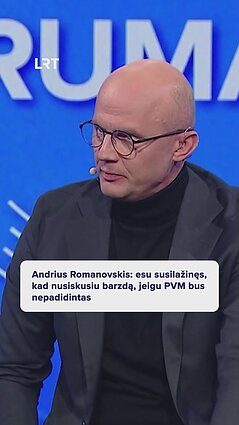 Romanovskis: esu susilažinęs, kad nusiskusiu barzdą, jeigu PVM bus nepadidintas
