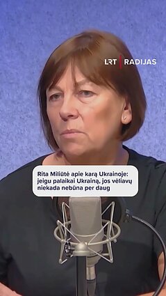 Rita Miliūtė apie palaikymą Ukrainai