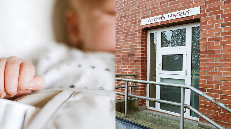 „Mergytė tikrai prižiūrėta“: aptarė gyvybės langelyje Šiauliuose paliktos naujagimės būklę