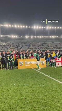 „Kauno Žalgirio“ klubas – A lygos čempionas!