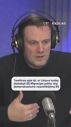 Tomilinas apie ES Migracijos paktą, kurio atsisakė Lenkija ir Vengrija